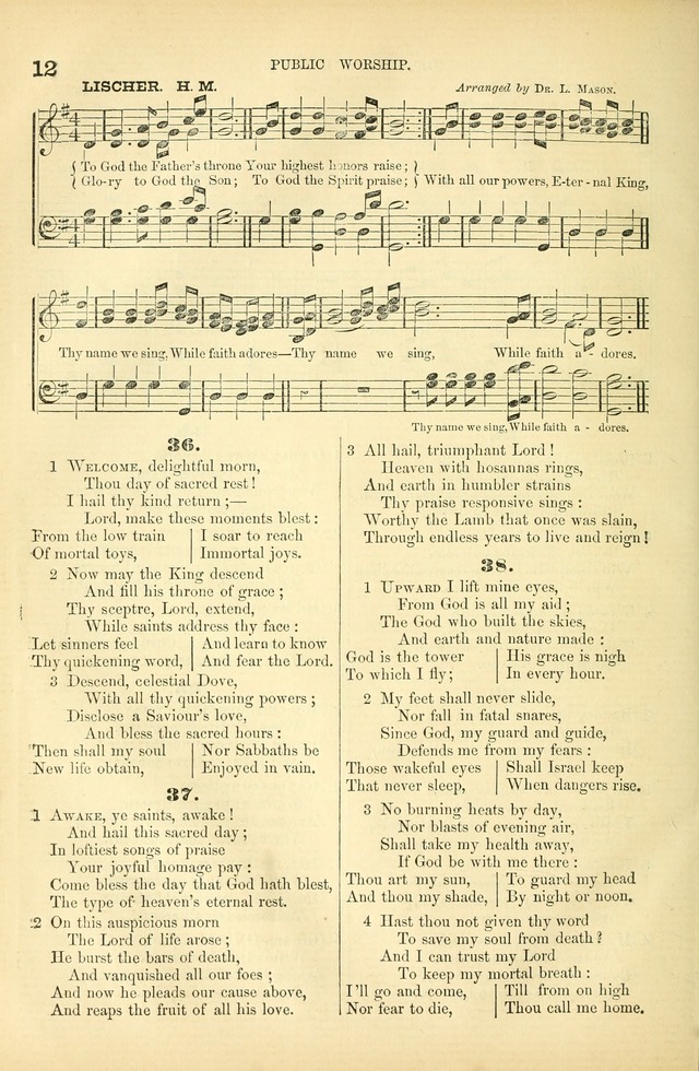 Songs for Christian worship in the Chapel and Family: selected from the "Songs of the church" page 25