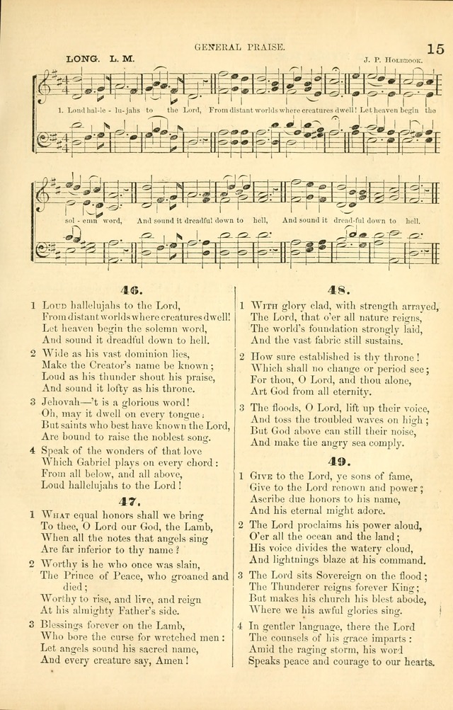 Songs for Christian worship in the Chapel and Family: selected from the "Songs of the church" page 28