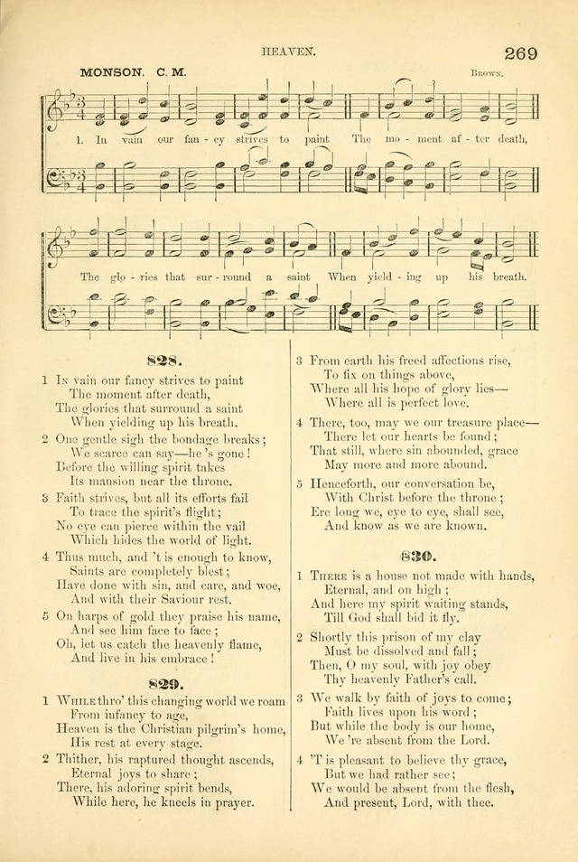 Songs for Christian worship in the Chapel and Family: selected from the "Songs of the church" page 282