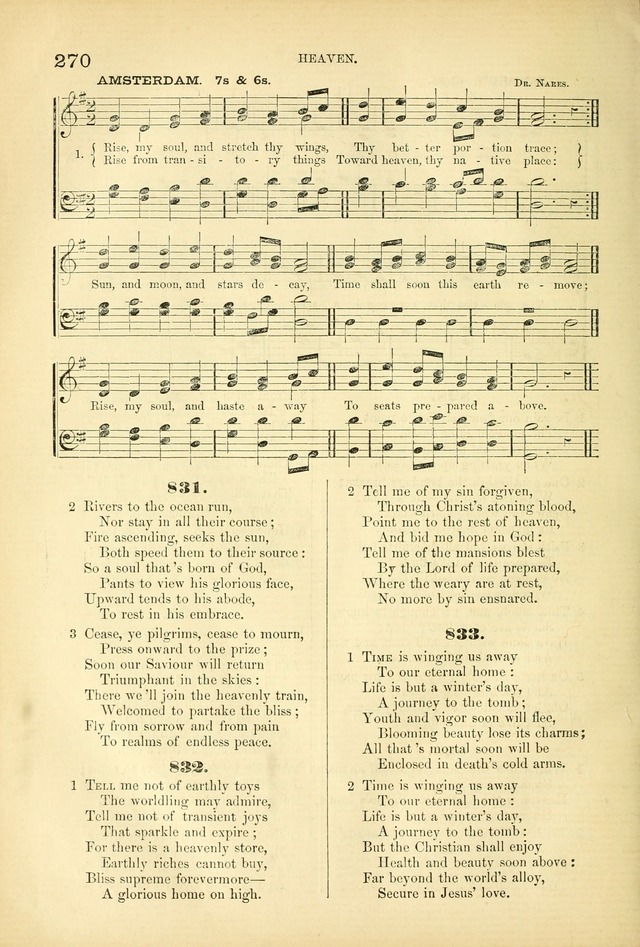 Songs for Christian worship in the Chapel and Family: selected from the "Songs of the church" page 283