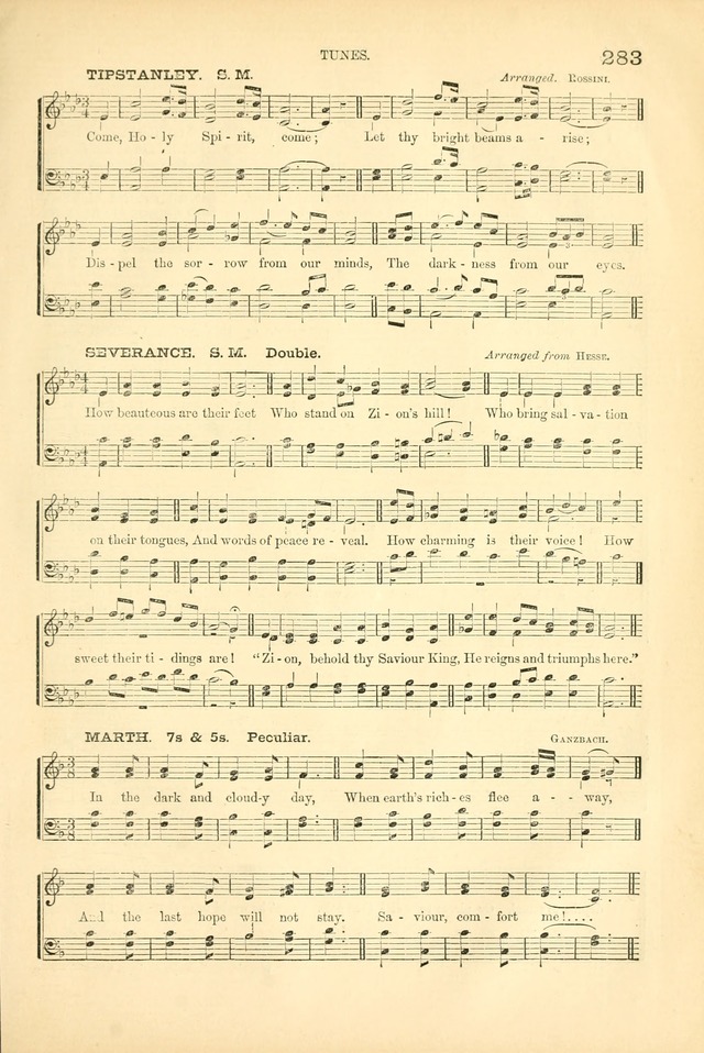 Songs for Christian worship in the Chapel and Family: selected from the "Songs of the church" page 296