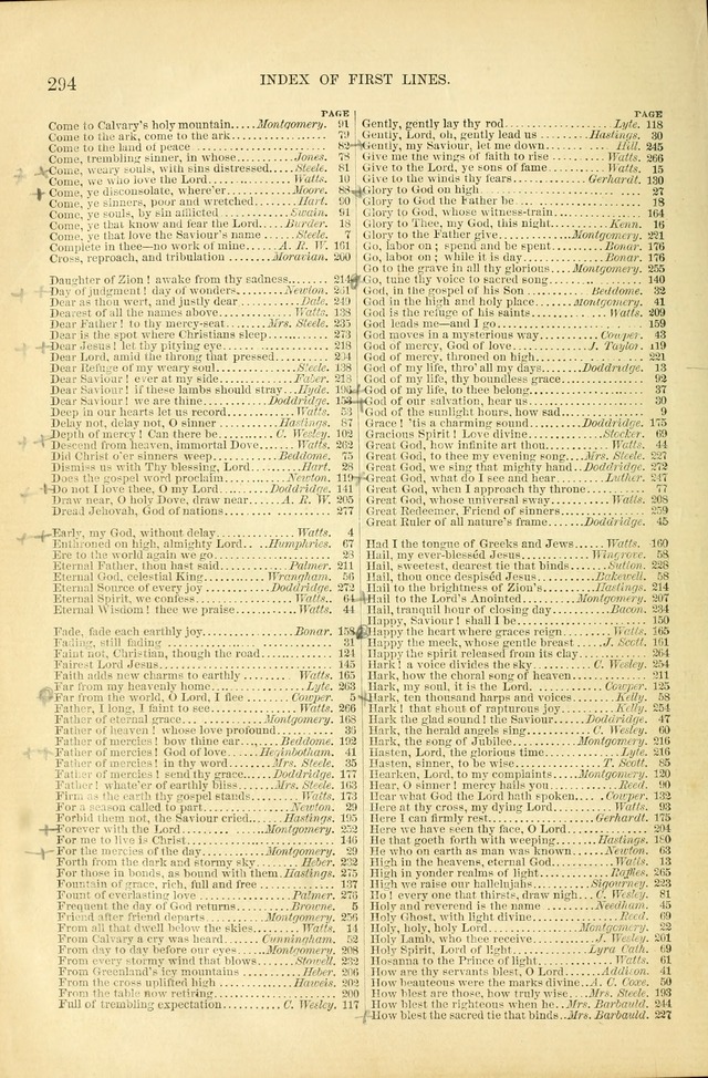 Songs for Christian worship in the Chapel and Family: selected from the "Songs of the church" page 307