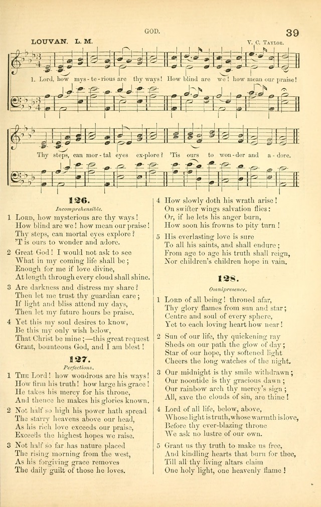 Songs for Christian worship in the Chapel and Family: selected from the "Songs of the church" page 52