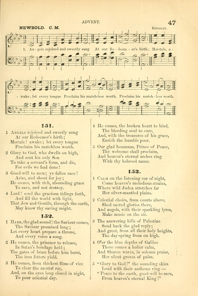 Songs for Christian worship in the Chapel and Family: selected from the "Songs of the church" page 60