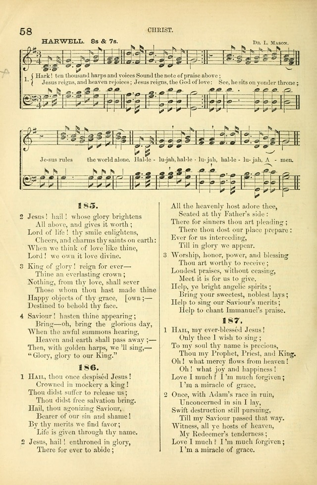 Songs for Christian worship in the Chapel and Family: selected from the "Songs of the church" page 71