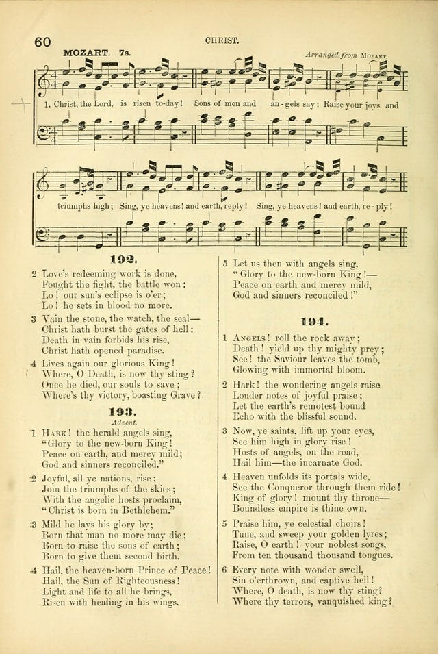 Songs for Christian worship in the Chapel and Family: selected from the "Songs of the church" page 73