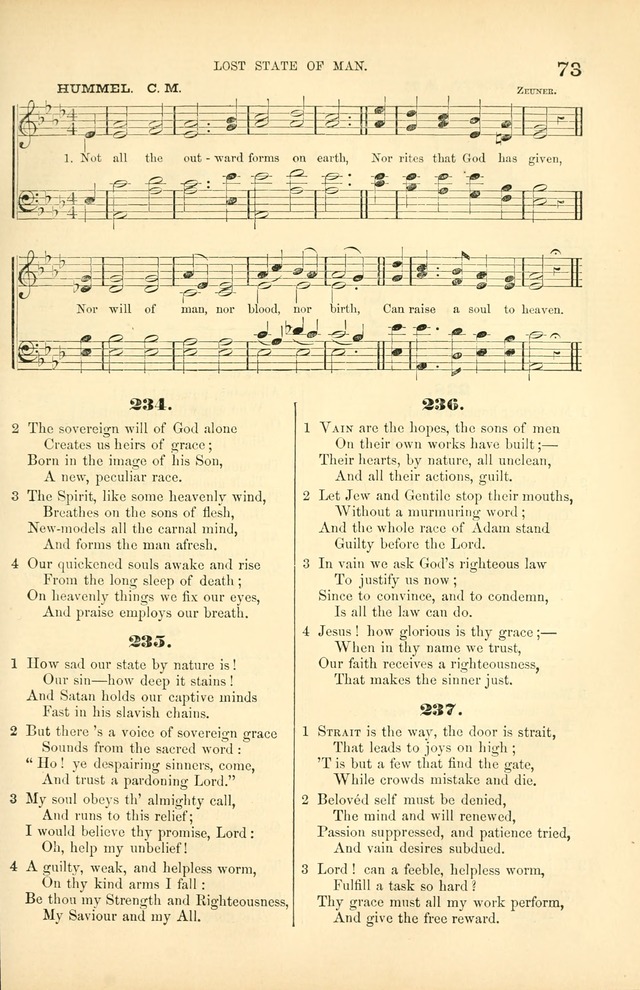 Songs for Christian worship in the Chapel and Family: selected from the "Songs of the church" page 86