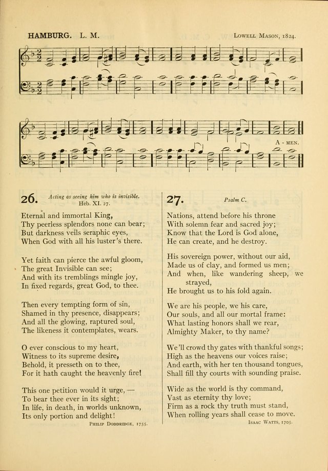 Services for Congregational Worship. The New Hymn and Tune Book page 111