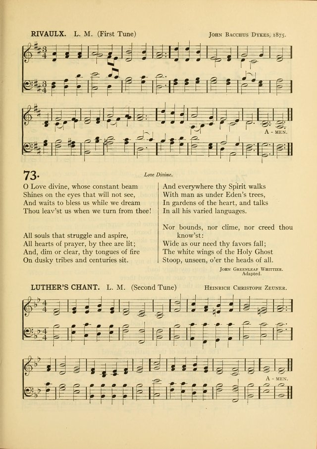 Services for Congregational Worship. The New Hymn and Tune Book page 143