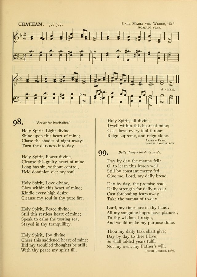 Services for Congregational Worship. The New Hymn and Tune Book page 157