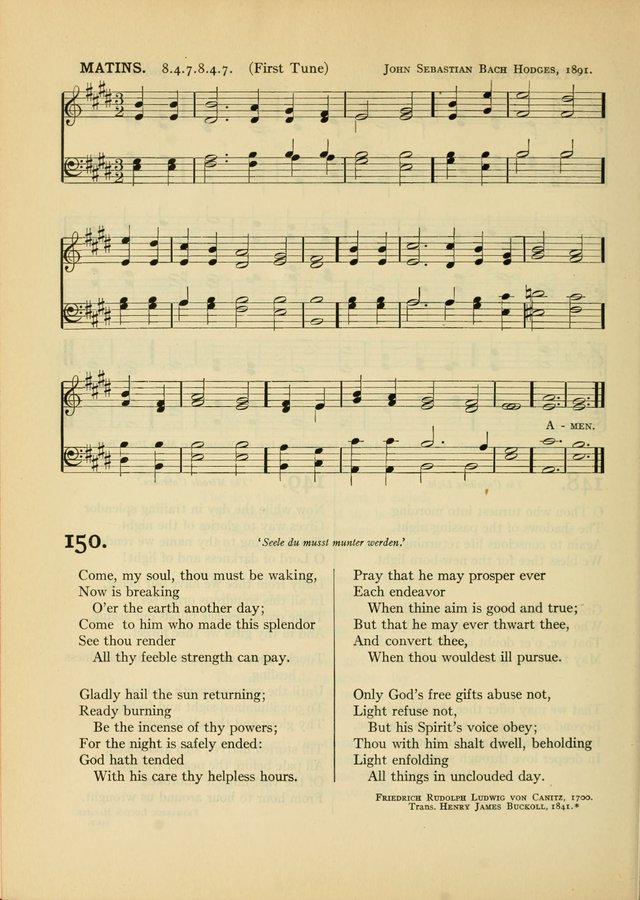 Services for Congregational Worship. The New Hymn and Tune Book page 190