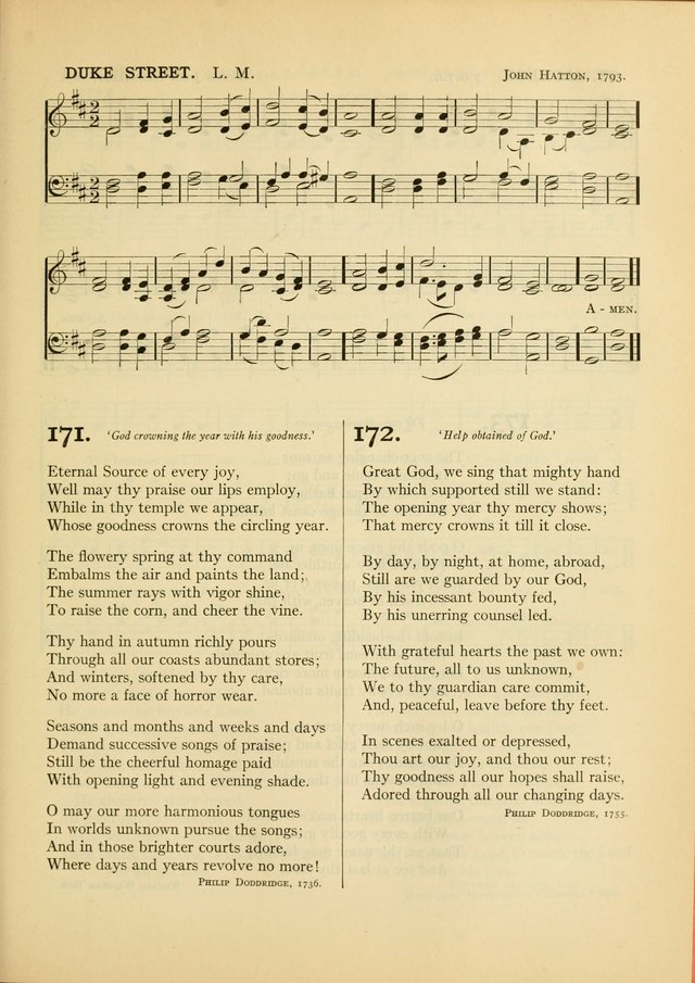 Services for Congregational Worship. The New Hymn and Tune Book page 207