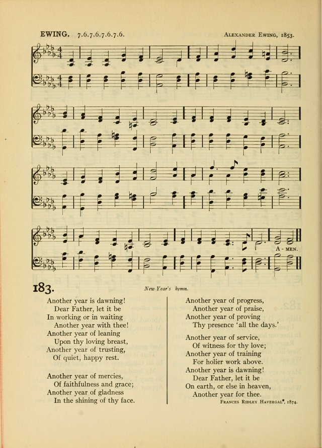 Services for Congregational Worship. The New Hymn and Tune Book page 216