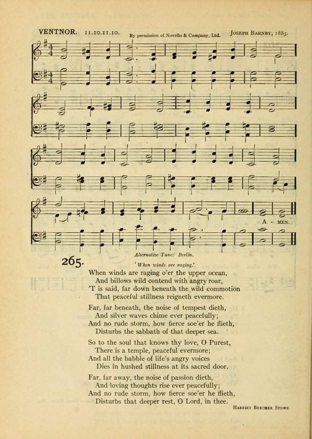 Services for Congregational Worship. The New Hymn and Tune Book page 278