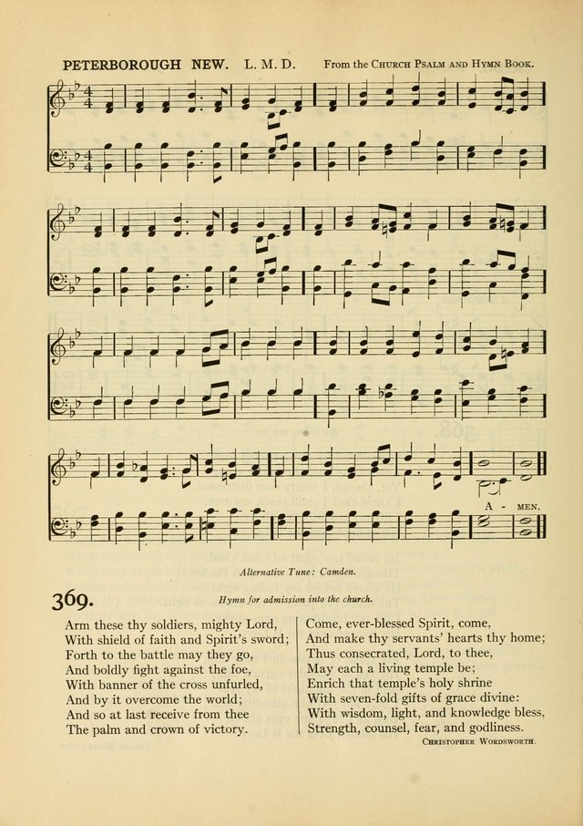 Services for Congregational Worship. The New Hymn and Tune Book page 350