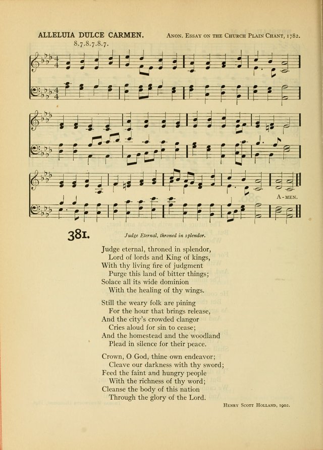 Services for Congregational Worship. The New Hymn and Tune Book page 358