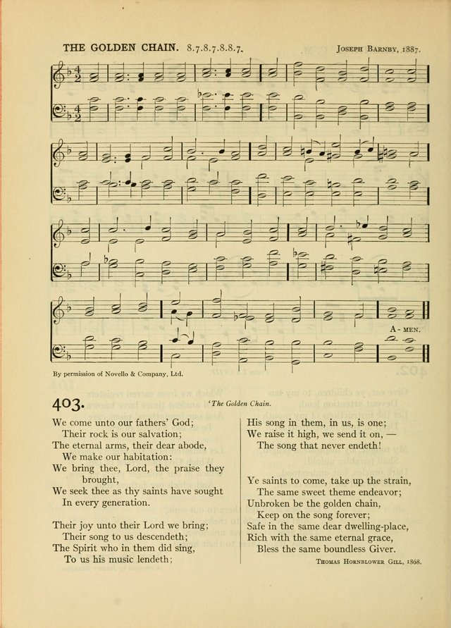 Services for Congregational Worship. The New Hymn and Tune Book page 374