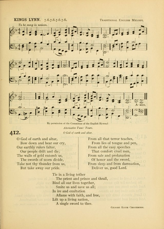 Services for Congregational Worship. The New Hymn and Tune Book page 381