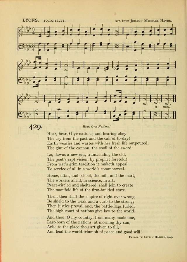 Services for Congregational Worship. The New Hymn and Tune Book page 394