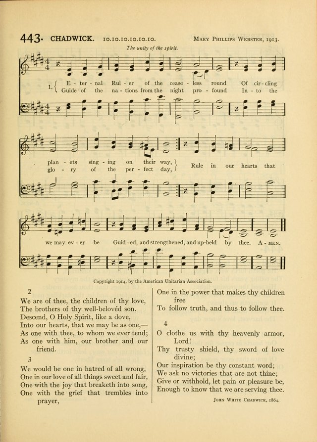 Services for Congregational Worship. The New Hymn and Tune Book page 403