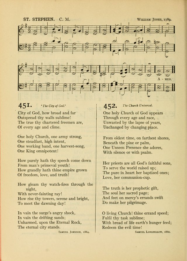 Services for Congregational Worship. The New Hymn and Tune Book page 410