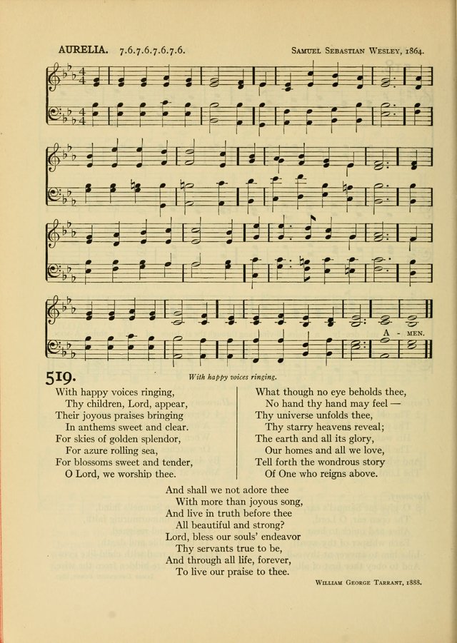 Services for Congregational Worship. The New Hymn and Tune Book page 458