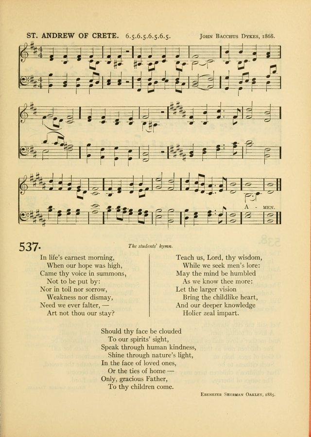 Services for Congregational Worship. The New Hymn and Tune Book page 473