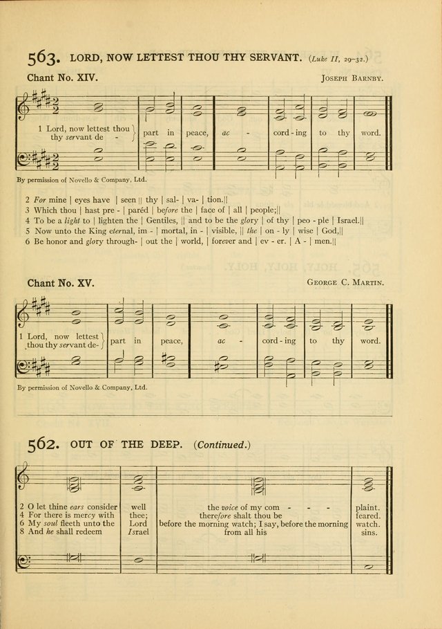 Services for Congregational Worship. The New Hymn and Tune Book page 499