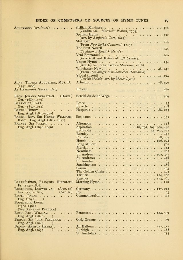 Services for Congregational Worship. The New Hymn and Tune Book page 525