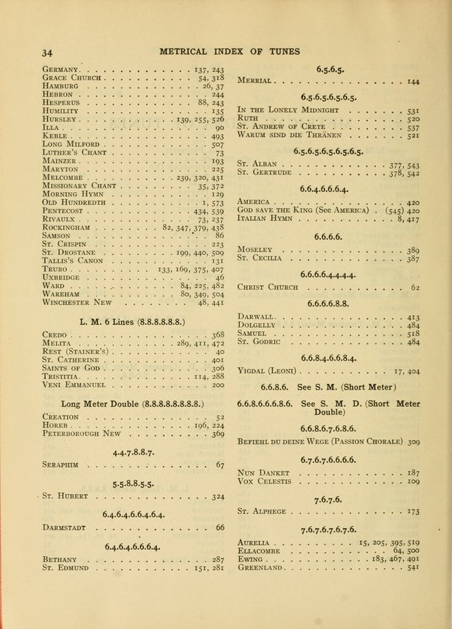 Services for Congregational Worship. The New Hymn and Tune Book page 542