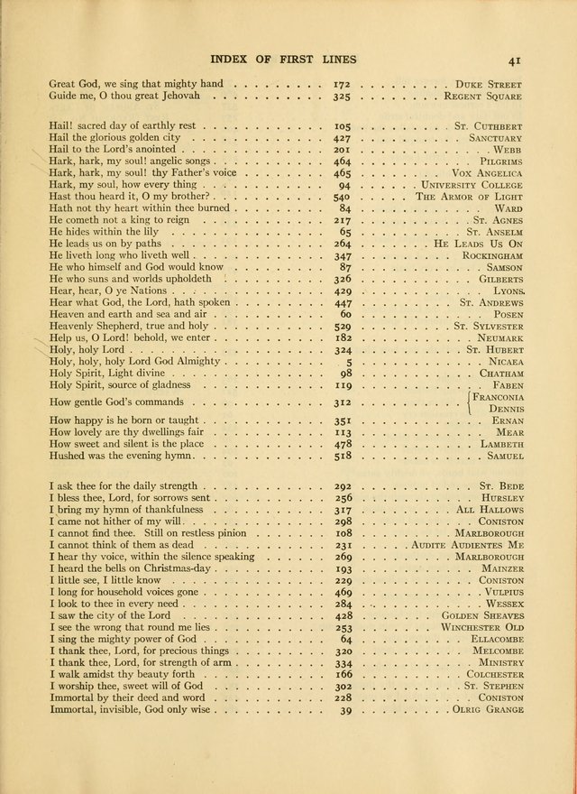 Services for Congregational Worship. The New Hymn and Tune Book page 549