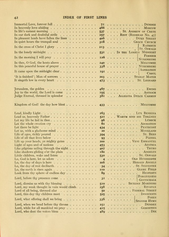 Services for Congregational Worship. The New Hymn and Tune Book page 550