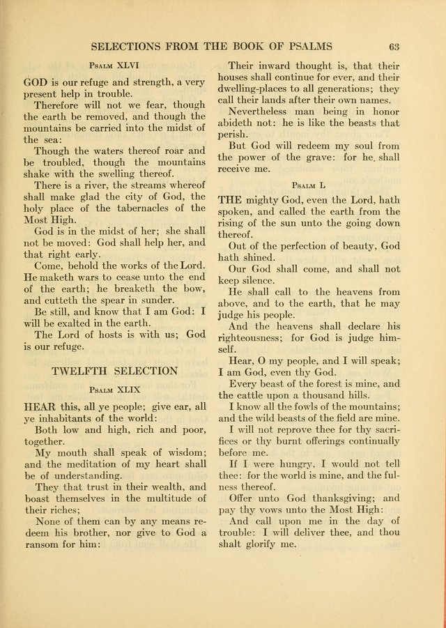 Services for Congregational Worship. The New Hymn and Tune Book page 63