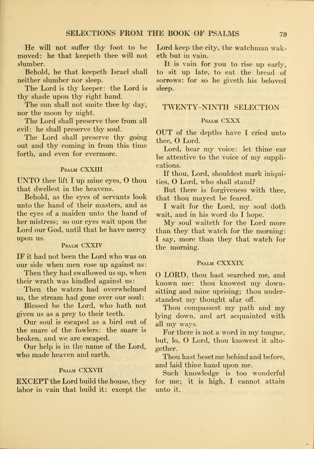 Services for Congregational Worship. The New Hymn and Tune Book page 79