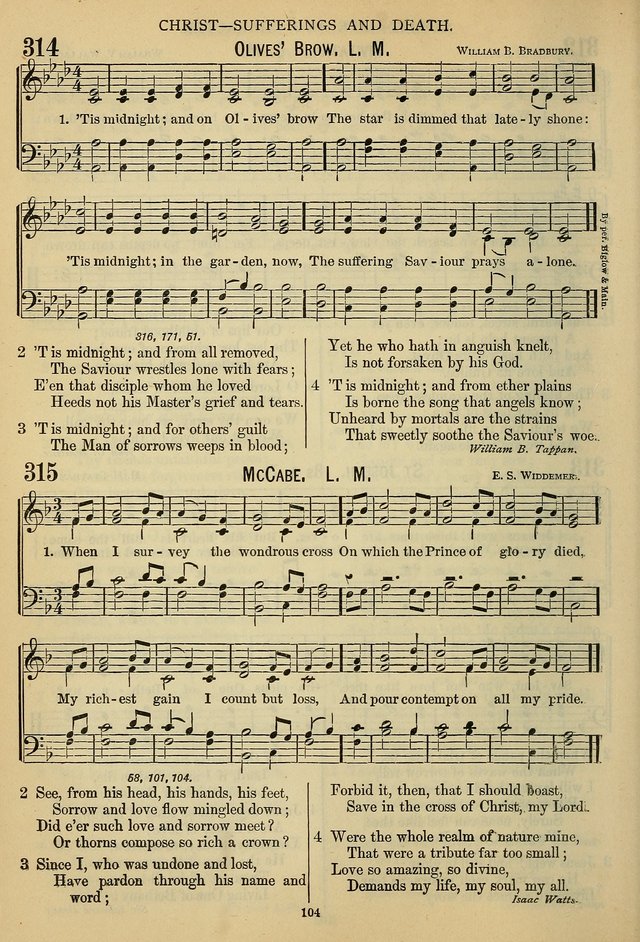 The Seventh-Day Adventist Hymn and Tune Book: for use in divine worship page 104