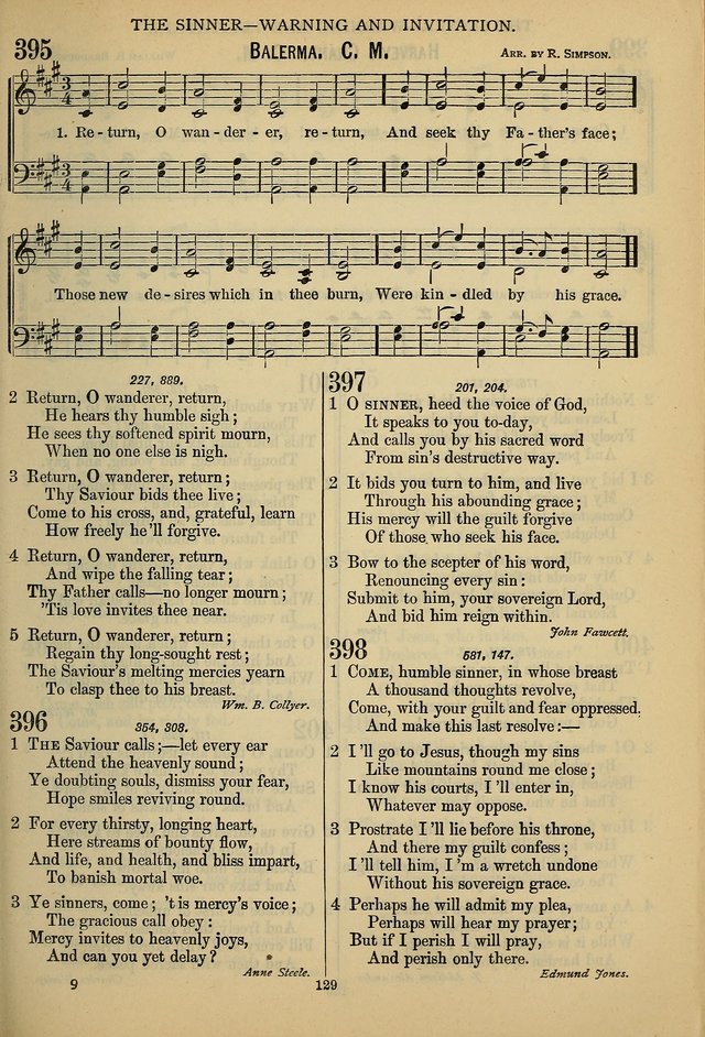 The Seventh-Day Adventist Hymn and Tune Book: for use in divine worship page 129