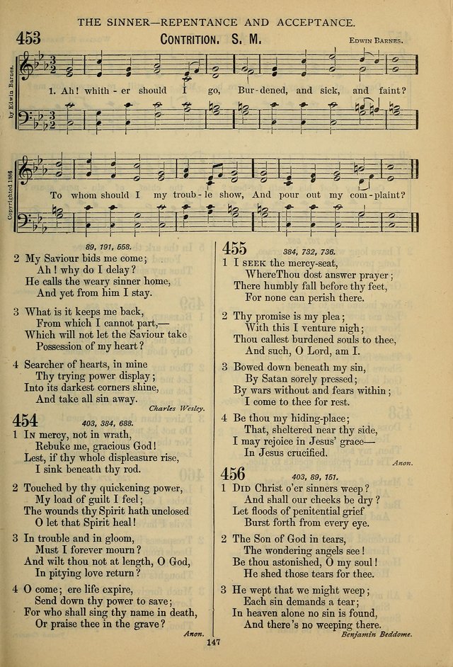 The Seventh-Day Adventist Hymn and Tune Book: for use in divine worship page 147