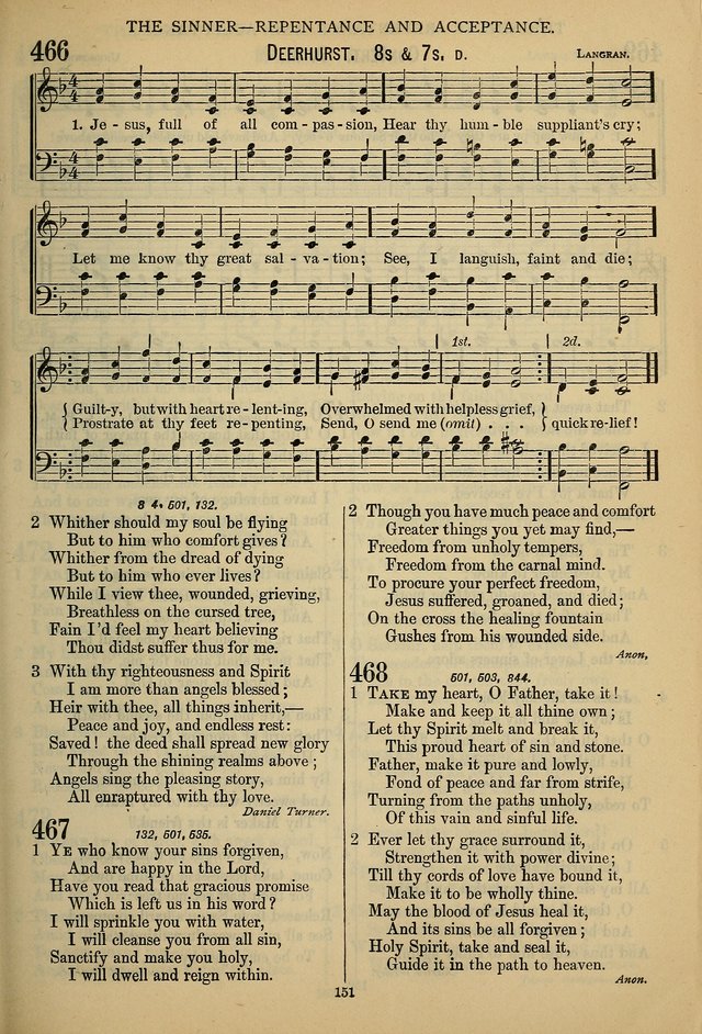 The Seventh-Day Adventist Hymn and Tune Book: for use in divine worship page 151