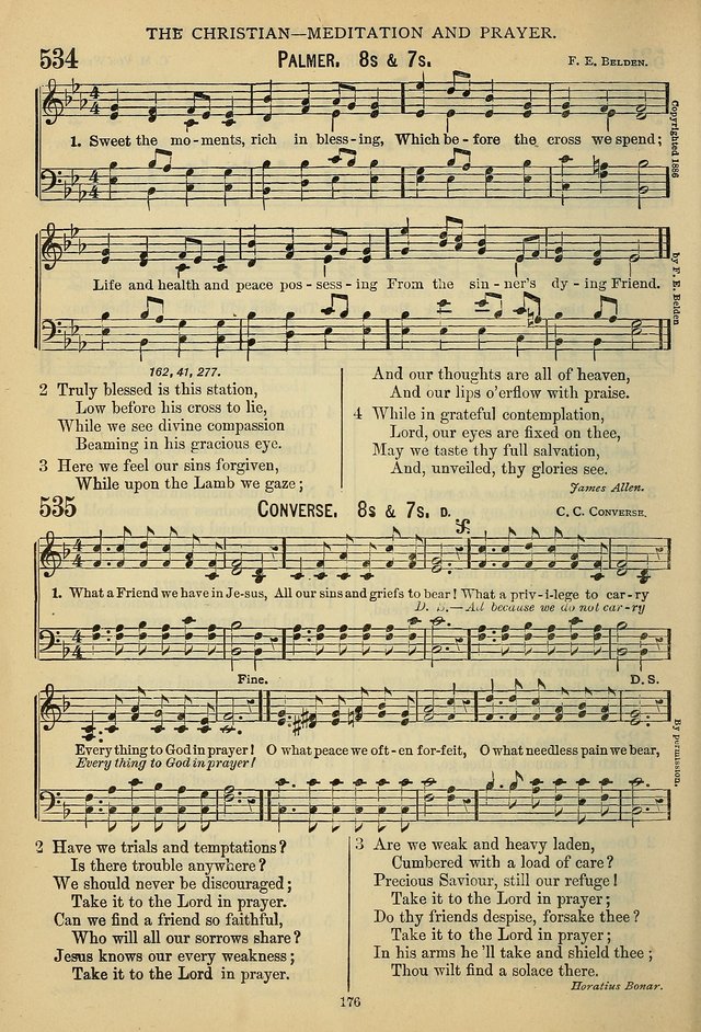 The Seventh-Day Adventist Hymn and Tune Book: for use in divine worship page 176