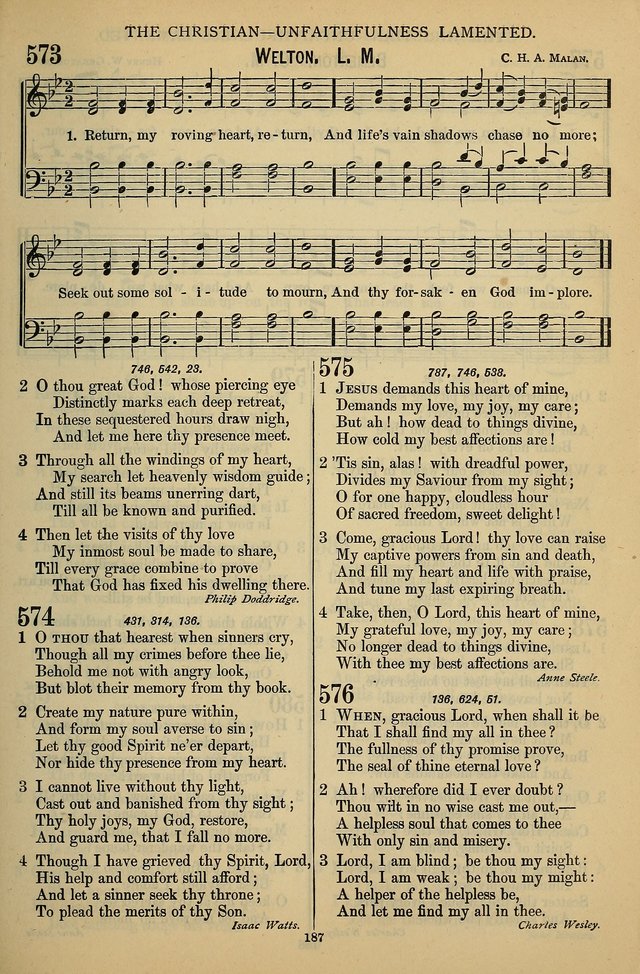 The Seventh-Day Adventist Hymn and Tune Book: for use in divine worship page 187