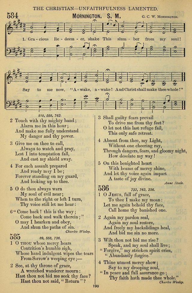 The Seventh-Day Adventist Hymn and Tune Book: for use in divine worship page 190