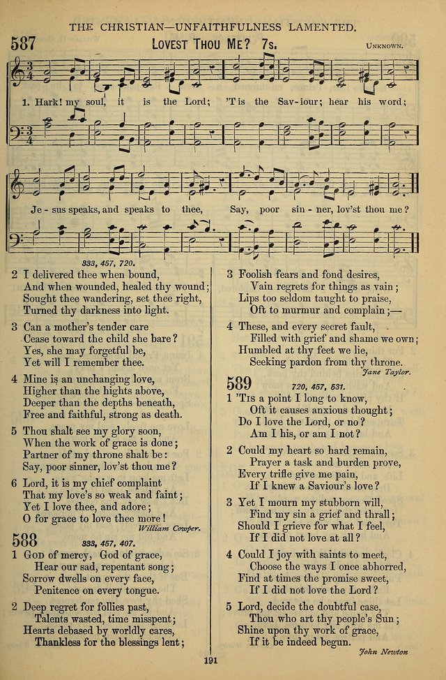 The Seventh-Day Adventist Hymn and Tune Book: for use in divine worship page 191