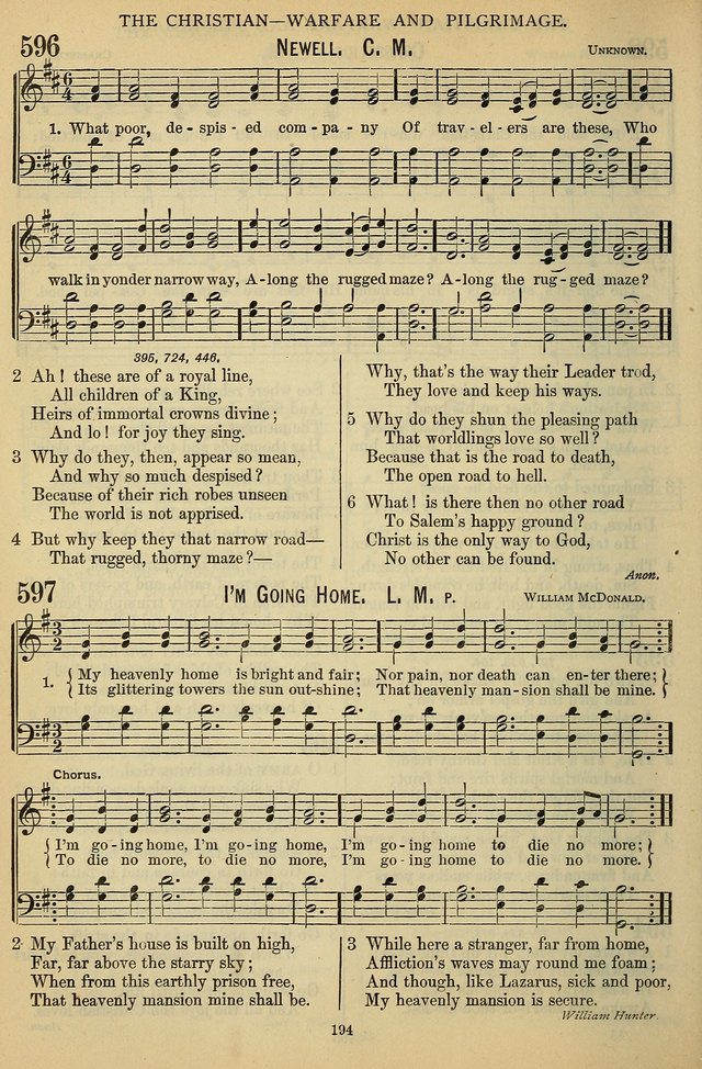 The Seventh-Day Adventist Hymn and Tune Book: for use in divine worship page 194