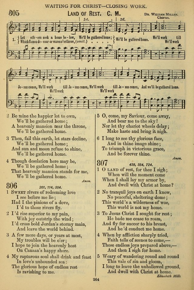 The Seventh-Day Adventist Hymn and Tune Book: for use in divine worship page 264