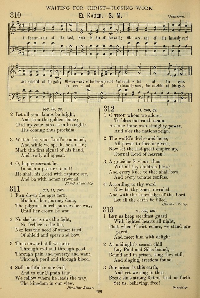 The Seventh-Day Adventist Hymn and Tune Book: for use in divine worship page 266