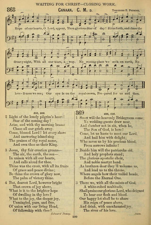 The Seventh-Day Adventist Hymn and Tune Book: for use in divine worship page 290