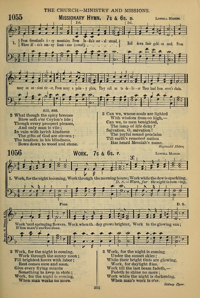 The Seventh-Day Adventist Hymn and Tune Book: for use in divine worship page 361