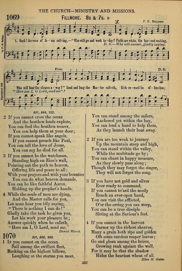 The Seventh-Day Adventist Hymn and Tune Book: for use in divine worship page 367