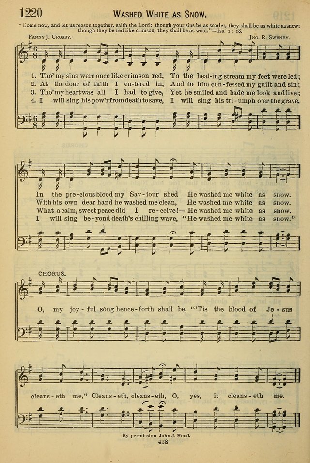 The Seventh-Day Adventist Hymn and Tune Book: for use in divine worship page 438