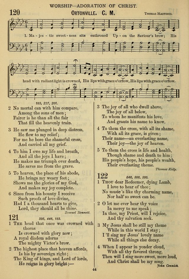 The Seventh-Day Adventist Hymn and Tune Book: for use in divine worship page 44